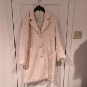 Abercrombie & Fitch Cream Teddy Jacket